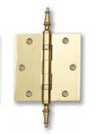 Brass Ball Bearing Door Hinge with Flat Tips, Ball Tips or Steeple Tips